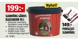 Bauhaus SLAMFÄRG GÅRDSKLASSIKERN 10 L erbjuda