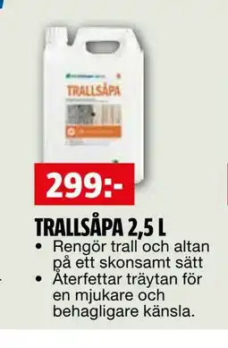 Bauhaus TRALLSÅPA 2,5 L erbjuda