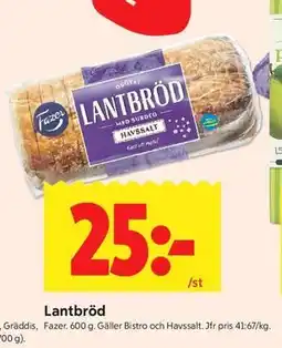 ICA Kvantum Lantbröd erbjuda