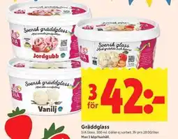 ICA Kvantum Gräddglass erbjuda