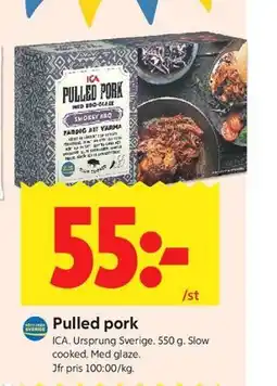 ICA Kvantum Pulled pork erbjuda