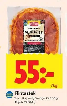 ICA Kvantum Flintastek erbjuda