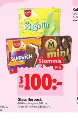 ICA Kvantum Glass flerpack, Medlemspris erbjuda