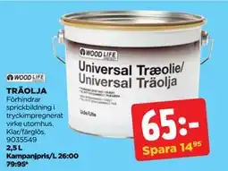 Jem&Fix TRÄOLJA erbjuda