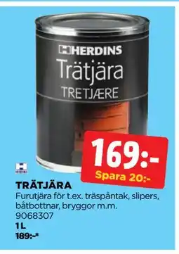Jem&Fix TRÄTJÄRA erbjuda