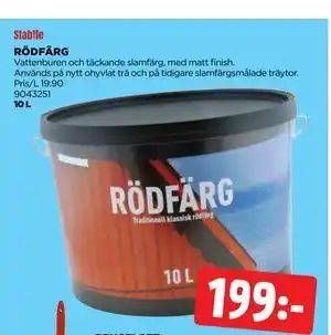 Jem&Fix RÖDFÄRG erbjuda
