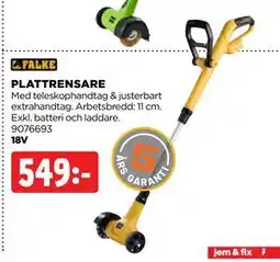 Jem&Fix PLATTRENSARE erbjuda