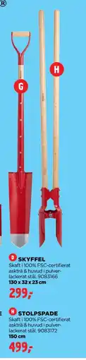 Jem&Fix STOLPSPADE erbjuda