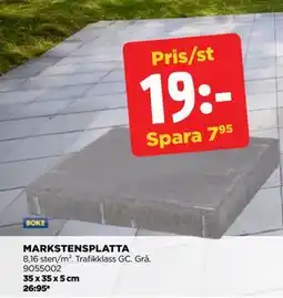 Jem&Fix MARKSTENSPLATTA erbjuda