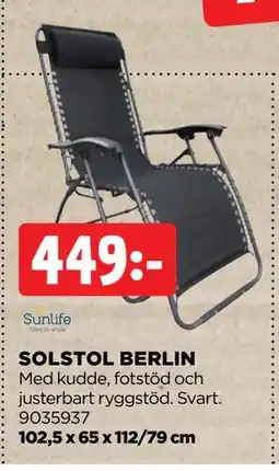 Jem&Fix SOLSTOL BERLIN erbjuda