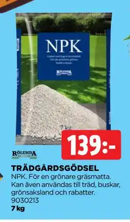 Jem&Fix TRÄDGÅRDSGÖDSEL erbjuda