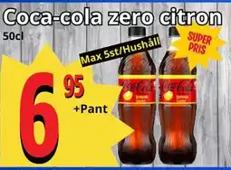 Supergrossen Coca-cola zero citron erbjuda