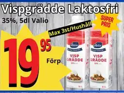 Supergrossen Vispgrädde Laktosfri erbjuda