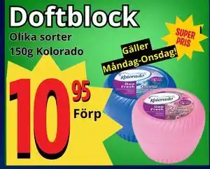 Supergrossen Doftblock erbjuda