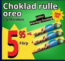 Supergrossen Choklad rulle oreo erbjuda
