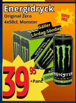 Supergrossen Energidryck erbjuda