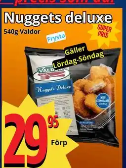 Supergrossen Nuggets deluxe erbjuda