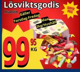 Supergrossen Lösviktsgodis erbjuda