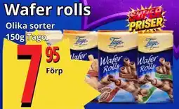Supergrossen Wafer rolls erbjuda