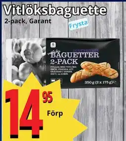 Supergrossen Vitlöksbaguette erbjuda