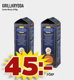 Din Mat SANTA MARIA Grillkrydda erbjuda