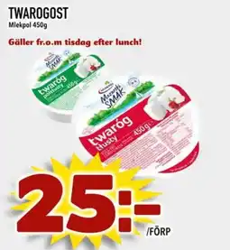 Din Mat MLEKPOL Twarogost erbjuda