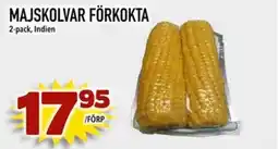 Din Mat Majskolvar förkokta erbjuda