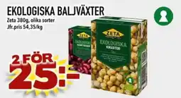 Din Mat ZETA Ekologiska baljväxter erbjuda