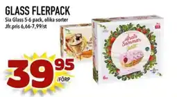 Din Mat SIA GLASS Glass flerpack erbjuda