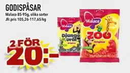 Din Mat MALACO Godispåsar erbjuda
