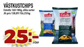 Din Mat ESTRELLA Västkustchips erbjuda