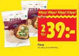 ICA Kvantum ICA Pinsa erbjuda