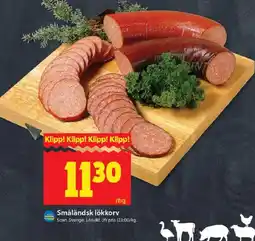 ICA Kvantum Småländsk lökkorv erbjuda