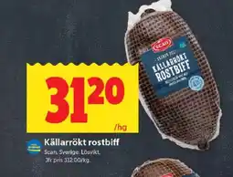 ICA Kvantum SCAN Källarrökt rostbiff erbjuda