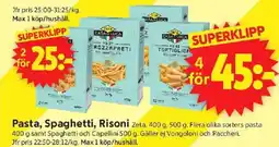 ICA Supermarket ZETA Pasta, spaghetti, risoni erbjuda