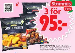 ICA Supermarket GULDFÅGELN Fryst kyckling erbjuda