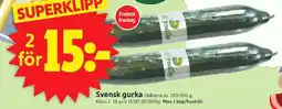 ICA Supermarket ODLARNASE Svensk gurka erbjuda