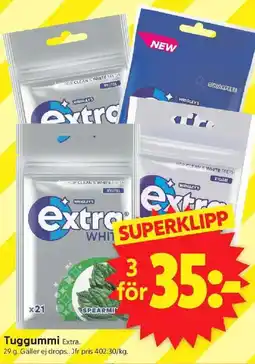 ICA Supermarket EXTRA Tuggummi erbjuda