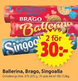 ICA Supermarket Ballerina, brago, singoalla erbjuda