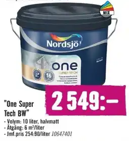 Hornbach Nordsjö "One Super Tech BW" erbjuda