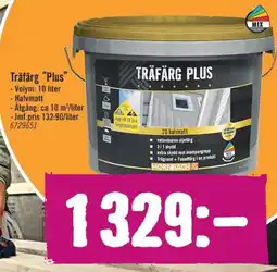 Hornbach Träfärg "Plus" erbjuda