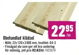 Hornbach Obehandlad klädsel erbjuda