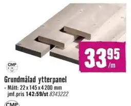 Hornbach Grundmålad ytterpanel erbjuda