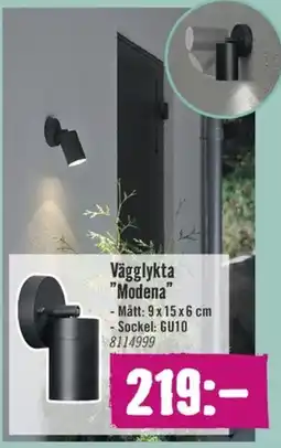 Hornbach Vägglykta "Modena" erbjuda