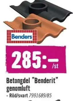 Hornbach Betongdel "Benderit" genomluft erbjuda