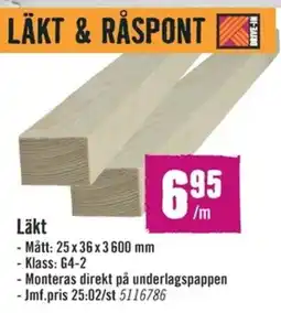 Hornbach Läkt erbjuda