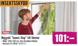Hornbach Myggnät "Insect Stop" till fönster erbjuda