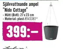 Hornbach Självvattnande ampel "Nido Cottage" erbjuda