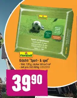 Hornbach Gräsfrö "Sport- & spel" erbjuda