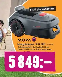 Hornbach MOVA Robotgräsklippare "VIAX 600" erbjuda